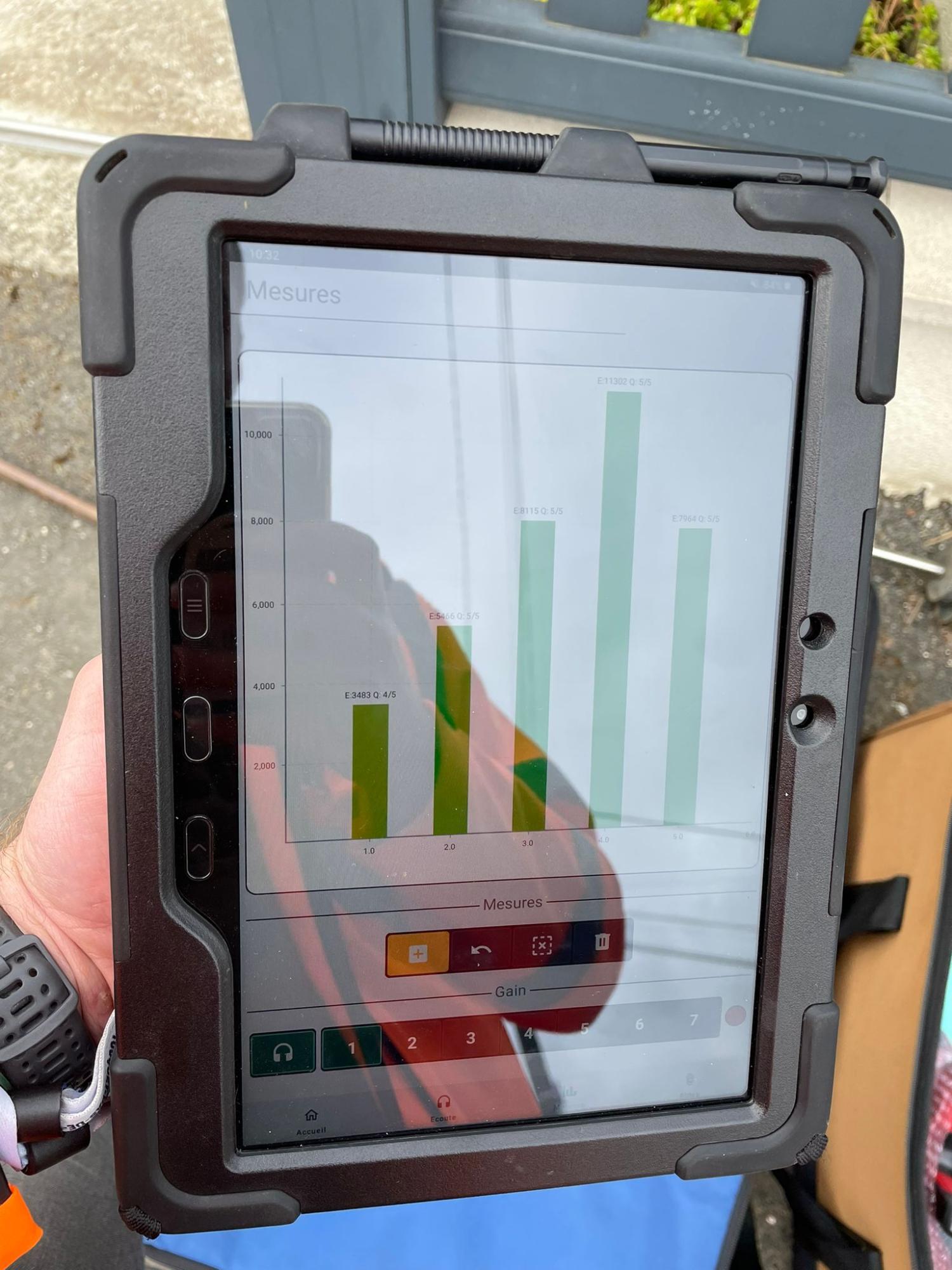 Aqua Pl d&eacute;tecteur de r&eacute;seaux d'eau enterr&eacute;s 