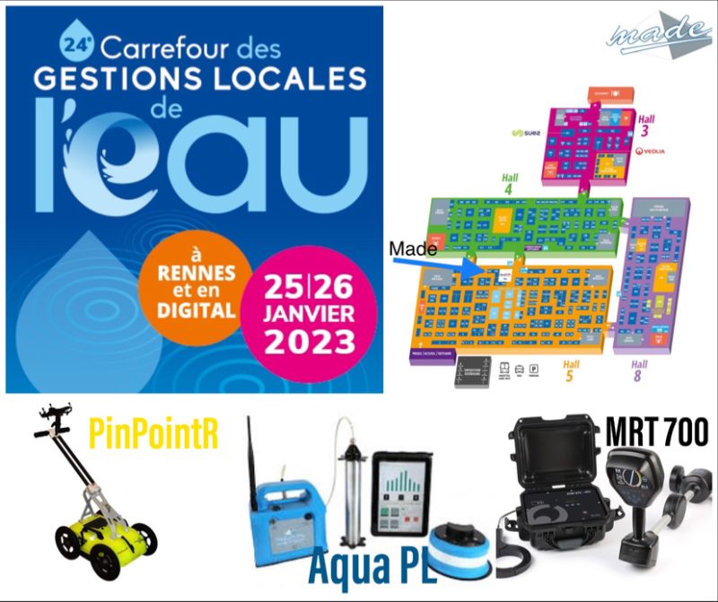 Détection canalisation d'eau enterrée